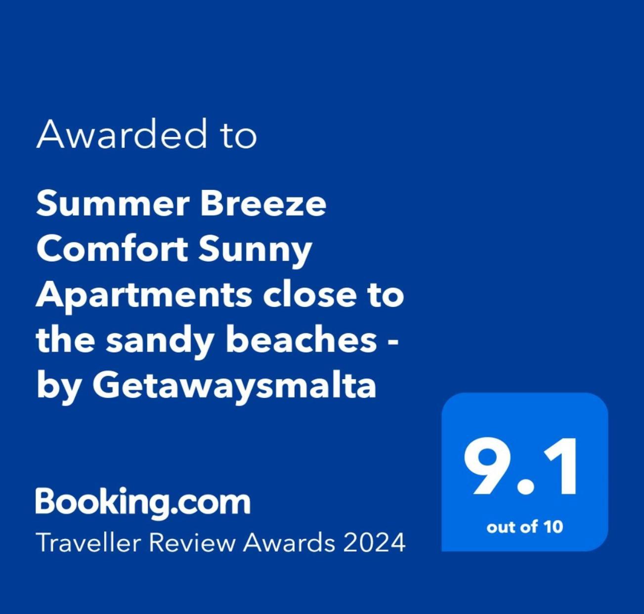 Summer Breeze Comfort Sunny Apartments Close To The Sandy Beaches - By Getawaysmalta Mellieħa Eksteriør billede